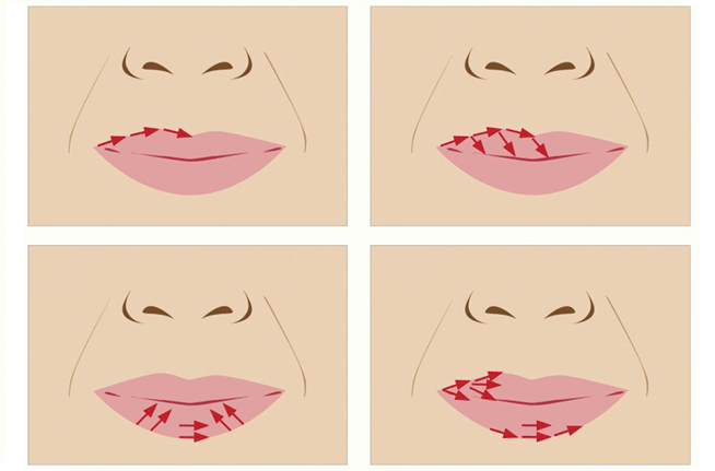 კანის გაახალგაზრდავება ტუჩების გარშემო